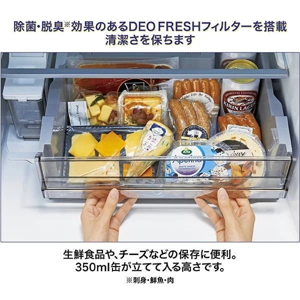 [レンタル] [362L][二人暮らし向け][右開き]アクア AQR-S36R 冷凍冷蔵庫 - 25