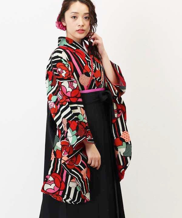 [レンタル] 【対応身長157cm～165cm】卒業式 袴 レンタル フルセット 女性 袴セット-1239の宅配レンタル - 19