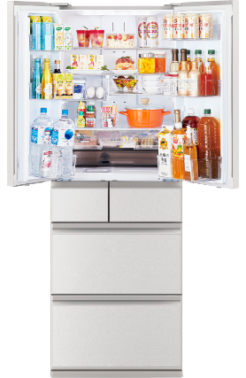 [レンタル] [470L][ファミリー向け][観音開き]三菱電機 MR-WXD47LM 冷凍冷蔵庫 - 6