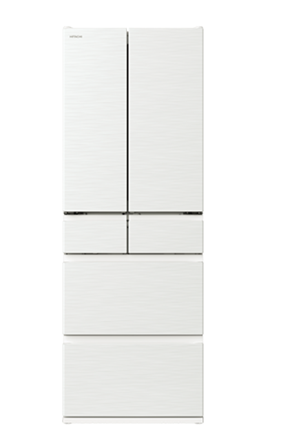 [レンタル] [485L][ファミリー向け][観音開き]日立 R-H49X 冷凍冷蔵庫 ピュアホワイト - 2