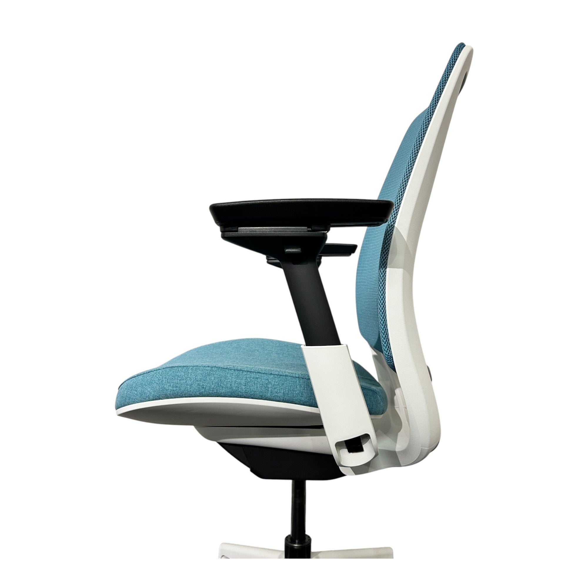 [レンタル] Steelcase オフィスチェア Series2 ハイバック 可動肘 ランバーサポート ラグーン ホワイト 436AIR3DSA - 11