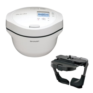 [レンタル] シャープ ヘルシオ ホットクック KN-HW16G 1.6L＋まぜ技ユニット もっとクックセット ホワイト