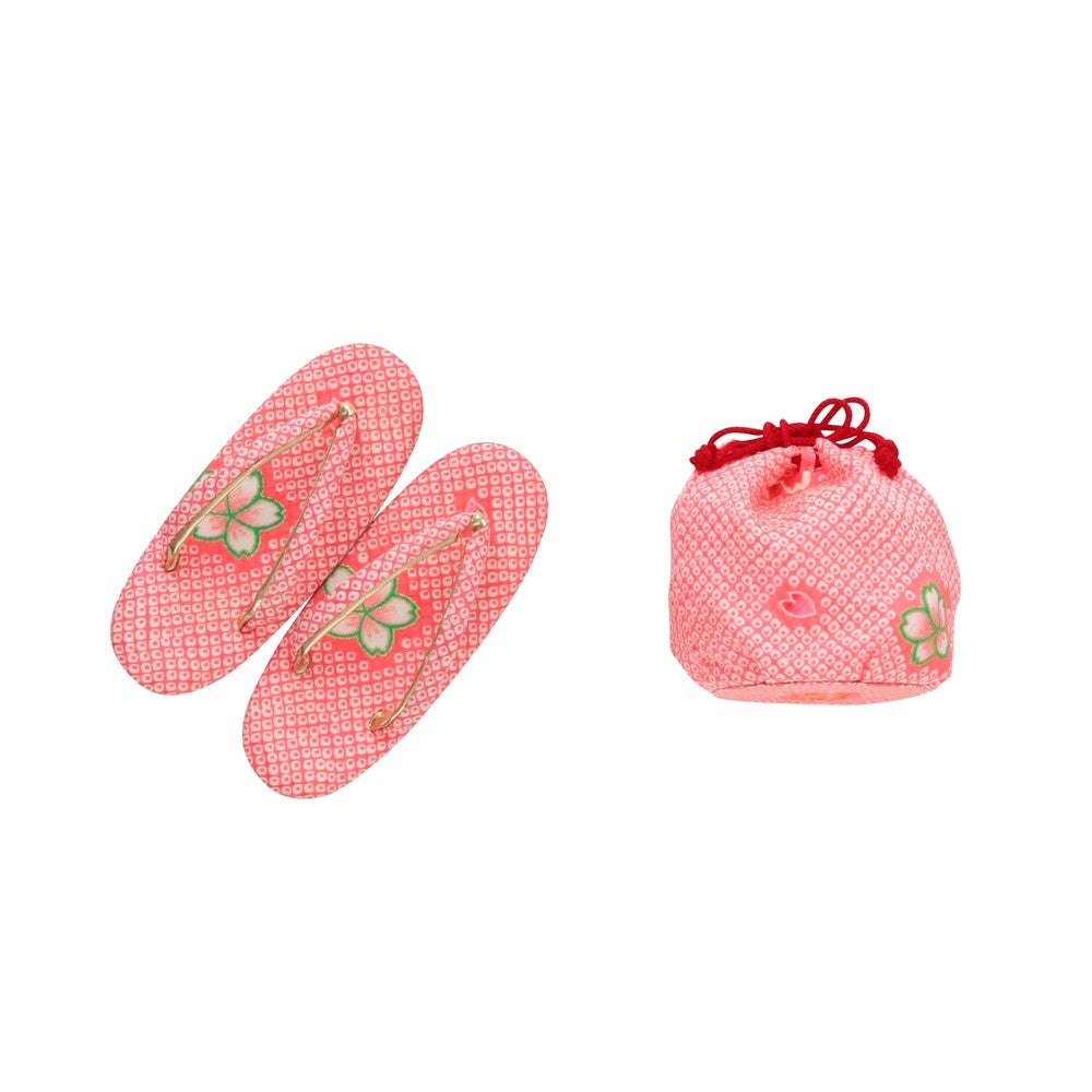 [レンタル] 七五三/節句 被布セット 3歳女の子 被布セット 大胆桜模様Bの宅配レンタル - 4