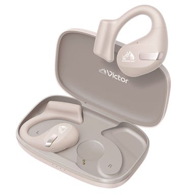 JVCケンウッド Victor nearphones HA-NP50T ワイヤレスイヤホン ベージュ