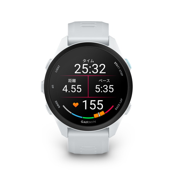 ガーミン(GARMIN) Forerunner 70 ランニングウォッチ ホワイトストーン 文字盤・正面 - 7
