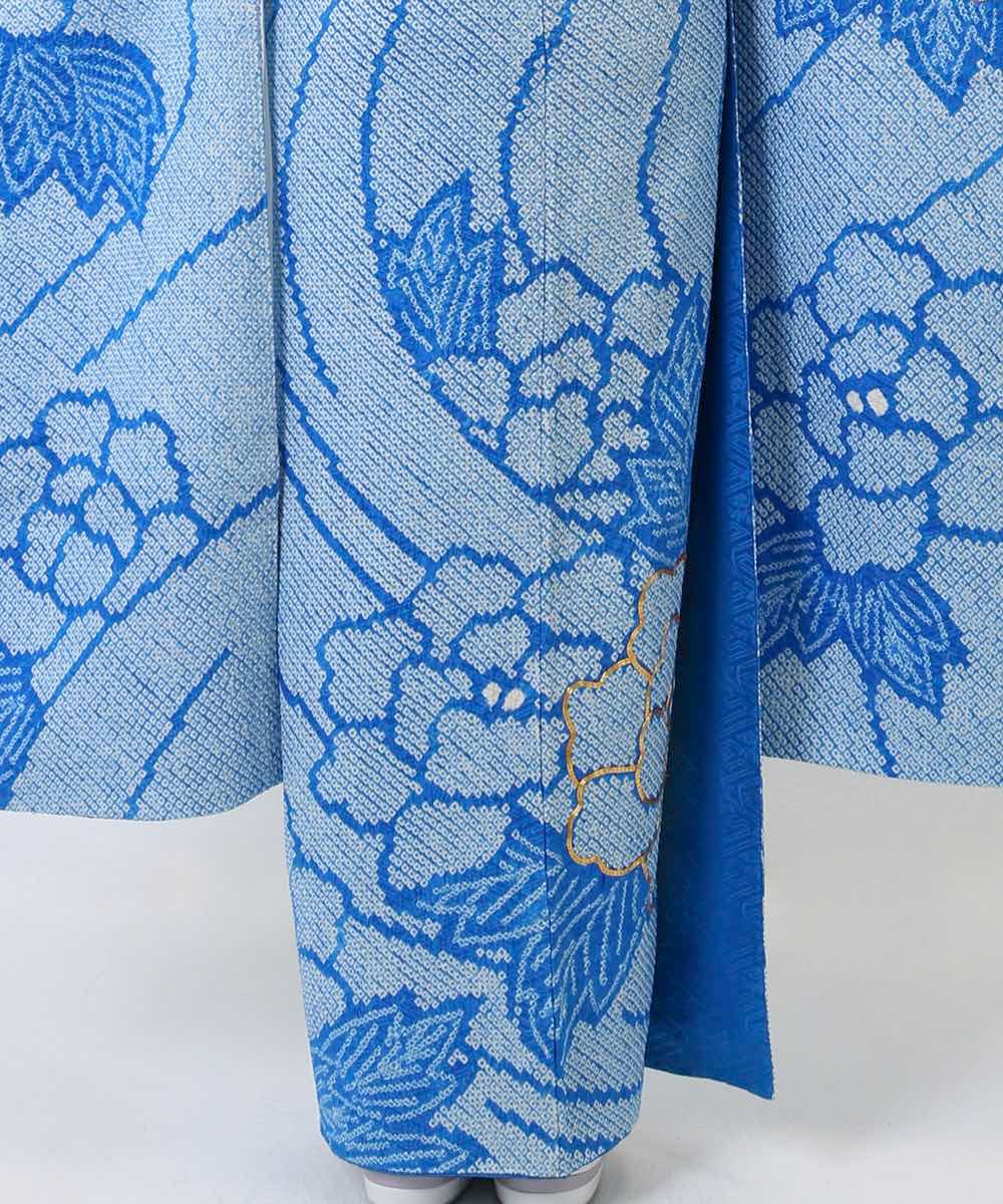 [レンタル] レンタル振袖フルセット-853 青系 花柄の宅配レンタル - 19