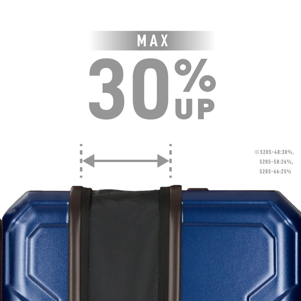 [レンタル] [1-3泊向けサイズ]LEGEND WALKER 5205 ブルーホエール 37L/拡張時48L ハードスーツケースの宅配レンタル - 13