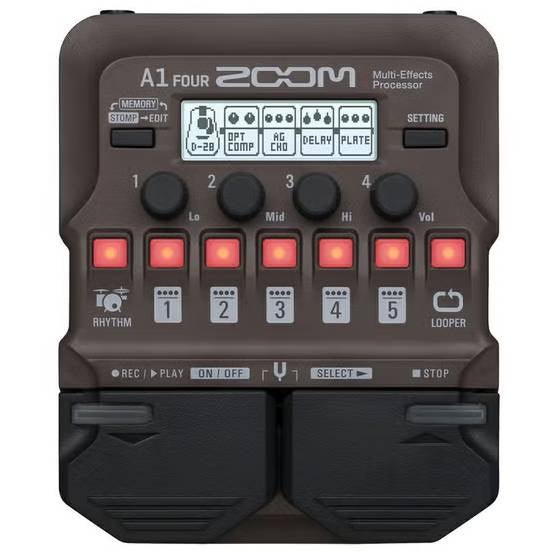 [レンタル] ズーム A1 FOUR アコースティックマルチエフェクター