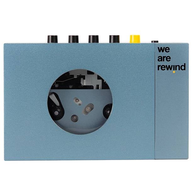 [レンタル] We Are Rewind WE-001 ポータブルカセットプレーヤー ブルー