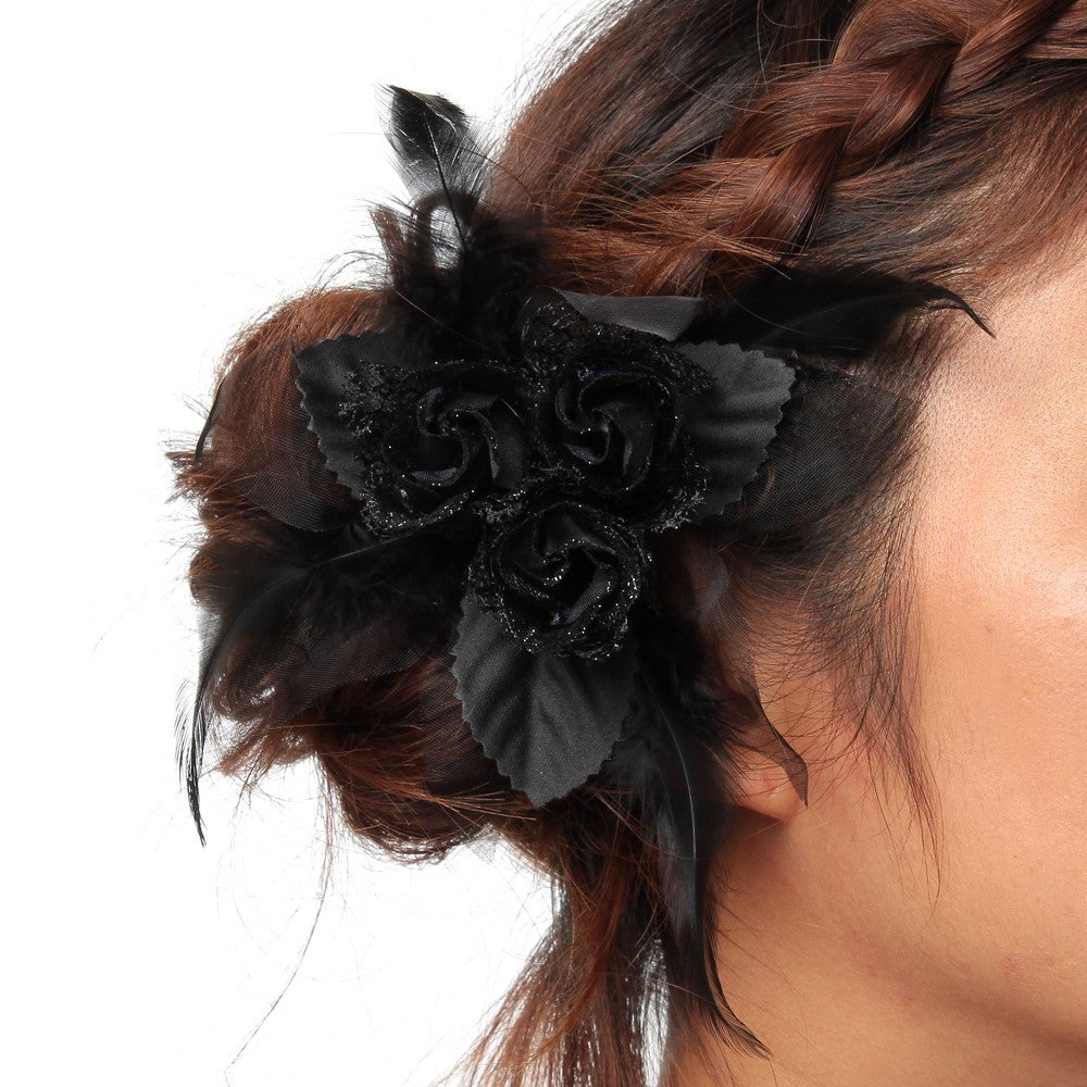 [レンタル] レディース 3ローズデザイン＆チュール仕立て コサージュの宅配レンタル - 3