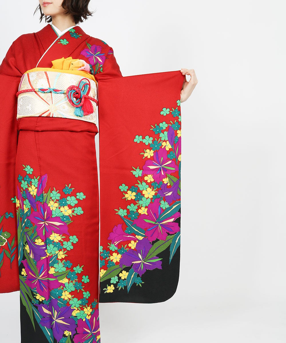 [レンタル] 【対応身長150-165cm】レンタル振袖フルセット-891の宅配レンタル - 4