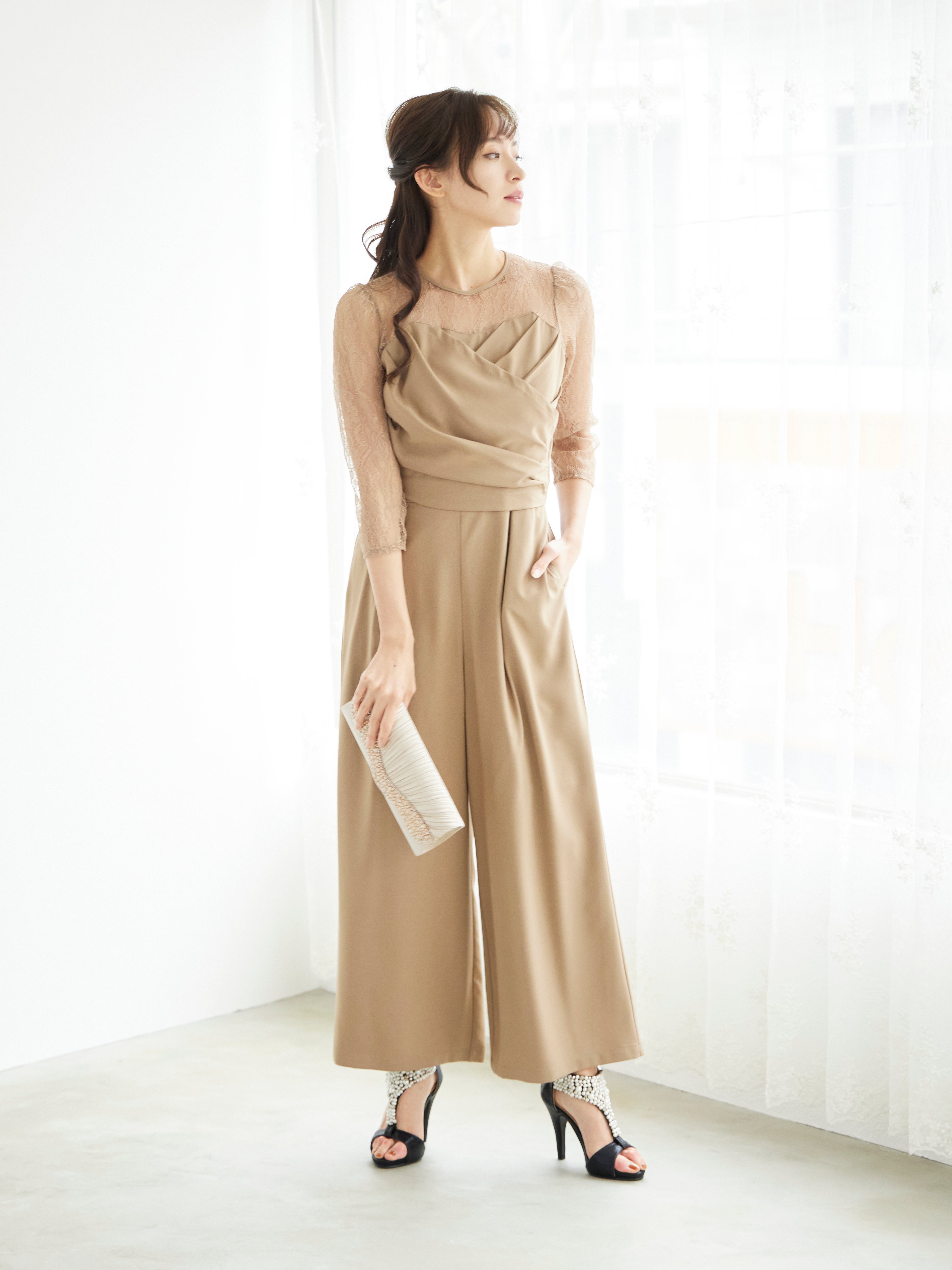 レンタル] BELINDA DE CAPRIS クロスデザイン オールインワン パンツ