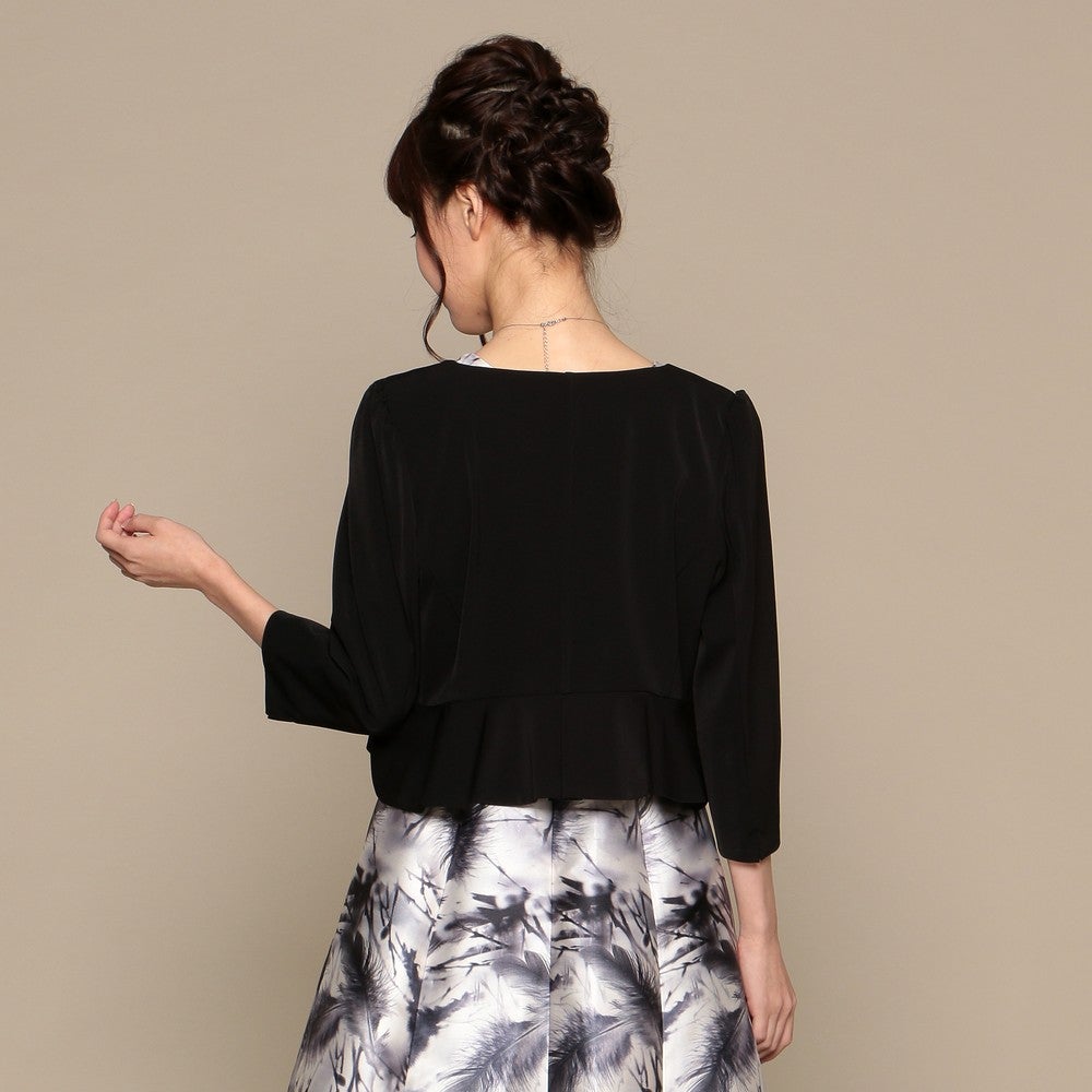 [レンタル] レディース ノーカラー 裾フリル ボレロジャケットの宅配レンタル - 6