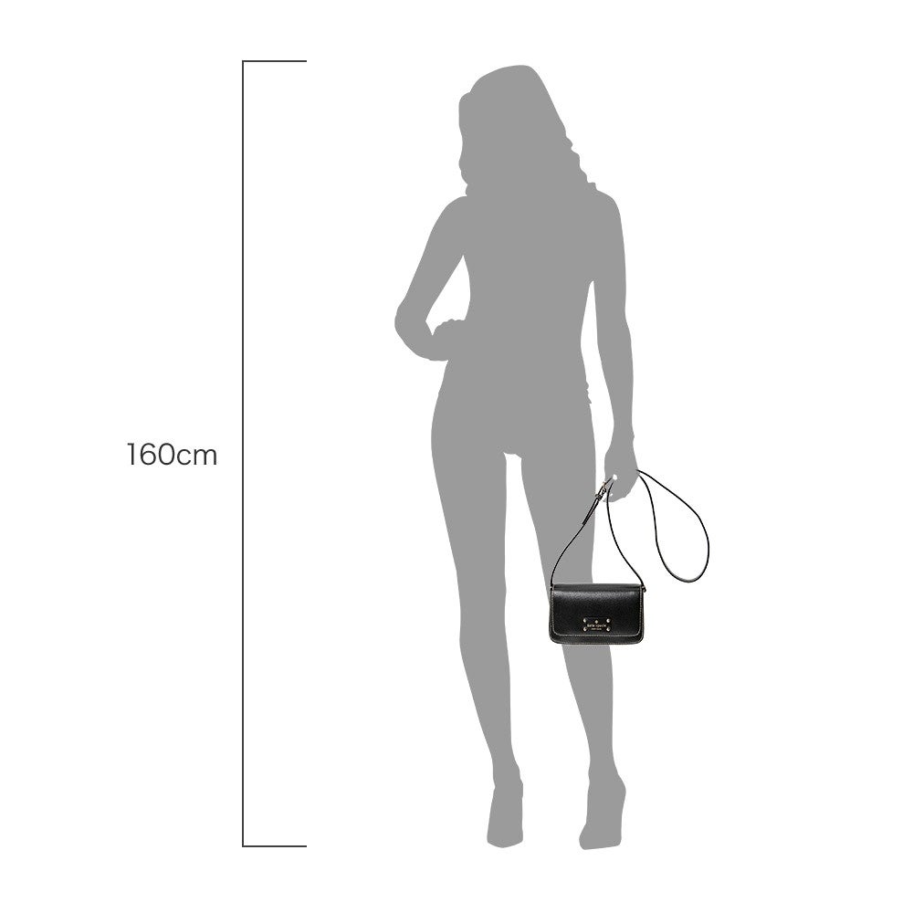 [レンタル] レディース ケイトスペード フロントロゴ レザー ショルダーバッグ - 5