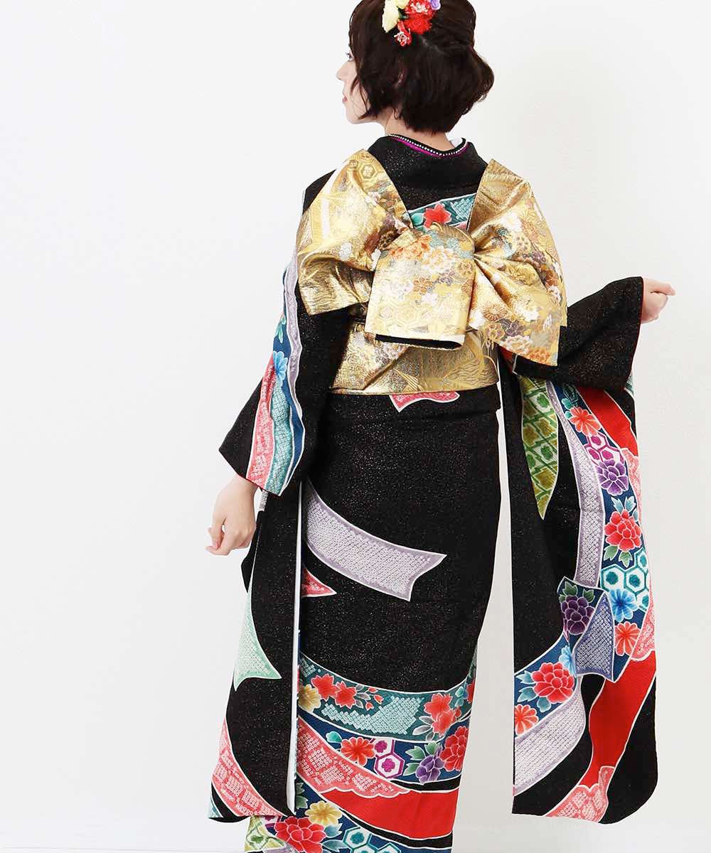 [レンタル] 【対応身長155-170cm】レンタル振袖フルセット-195の宅配レンタル - 15