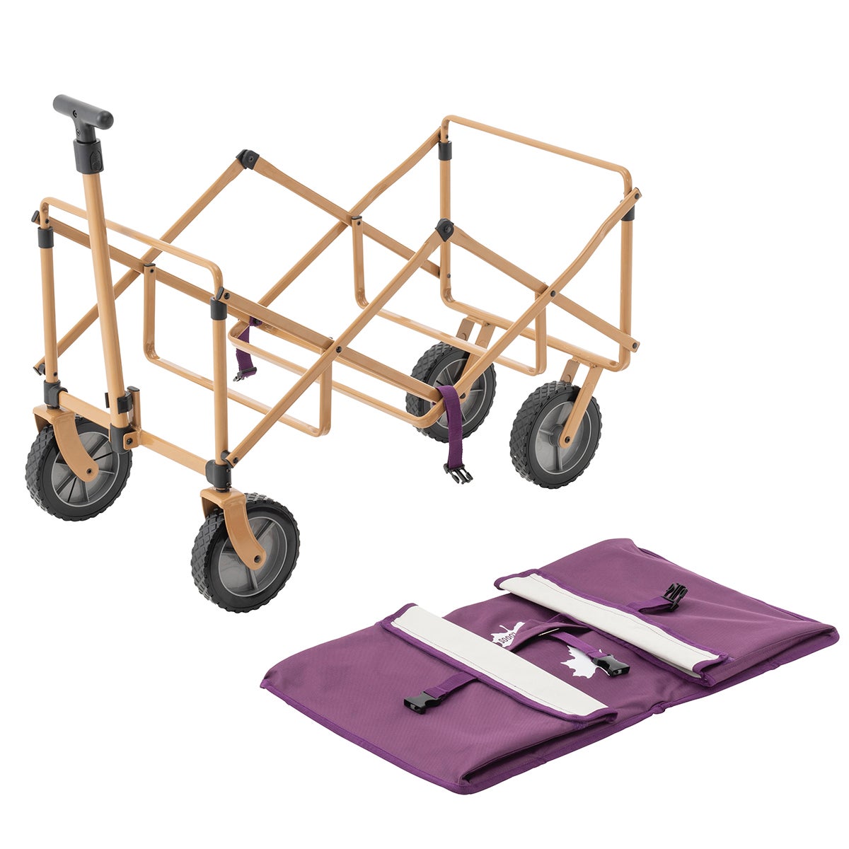 [レンタル] LOGOS (ロゴス) Life 丸洗いキャリーカート（カラフルロゴス） - 3