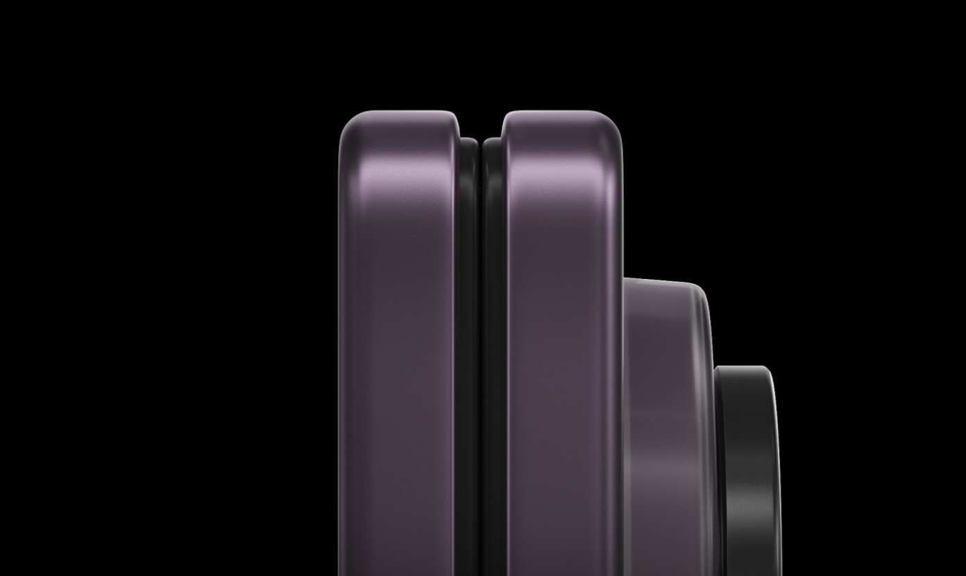 サムスン(Samsung) Galaxy Z Fold8 Ultra 256GB スマートフォン ヒンジ質感クローズアップ バイオレットシャドウ - 17