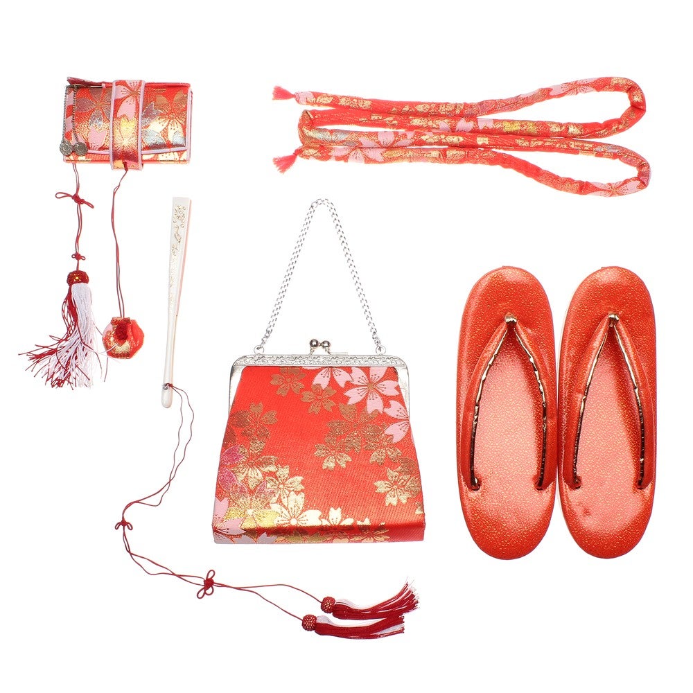 [レンタル] 七五三/節句 着物セット 7歳女の子 華やか グラデーション模様の宅配レンタル - 3