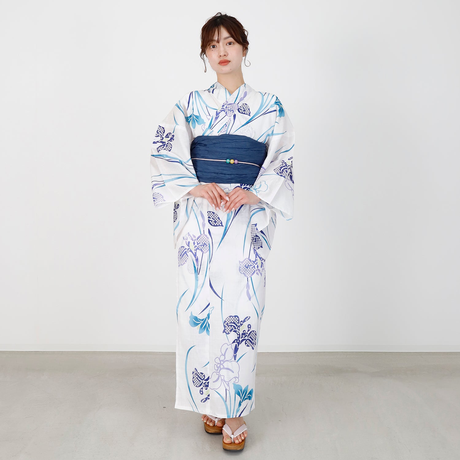 [レンタル] [2025新作]SION レディース浴衣 菖蒲 フリーサイズの宅配レンタル - 3