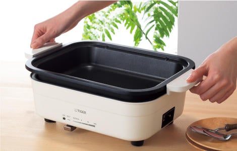 [レンタル] タイガー ホットプレート ダイニングプレート セラミックホワイト CRL-A200 WC - 9