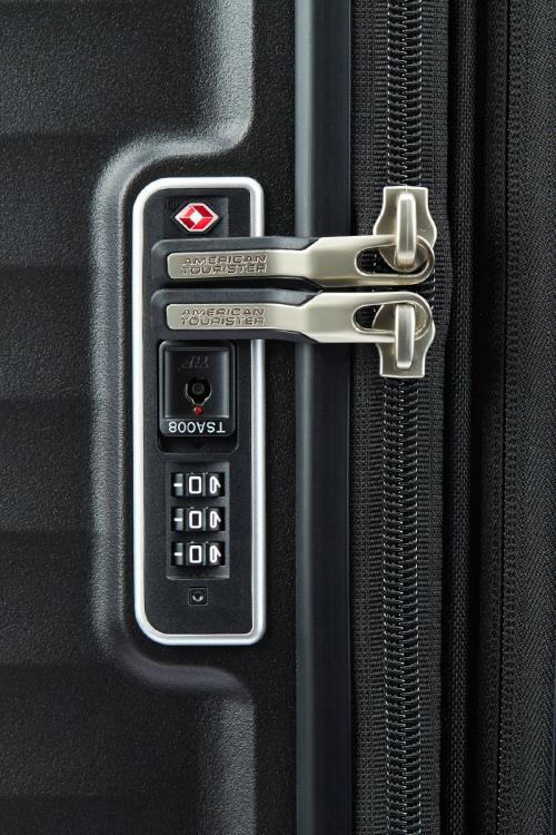 [レンタル] [5-8泊向けサイズ]AMERICAN TOURISTER スクアセム スピナー66 エキスパンダブル QJ2-09002 69L/拡張時78L ハードスーツケースの宅配レンタル - 8