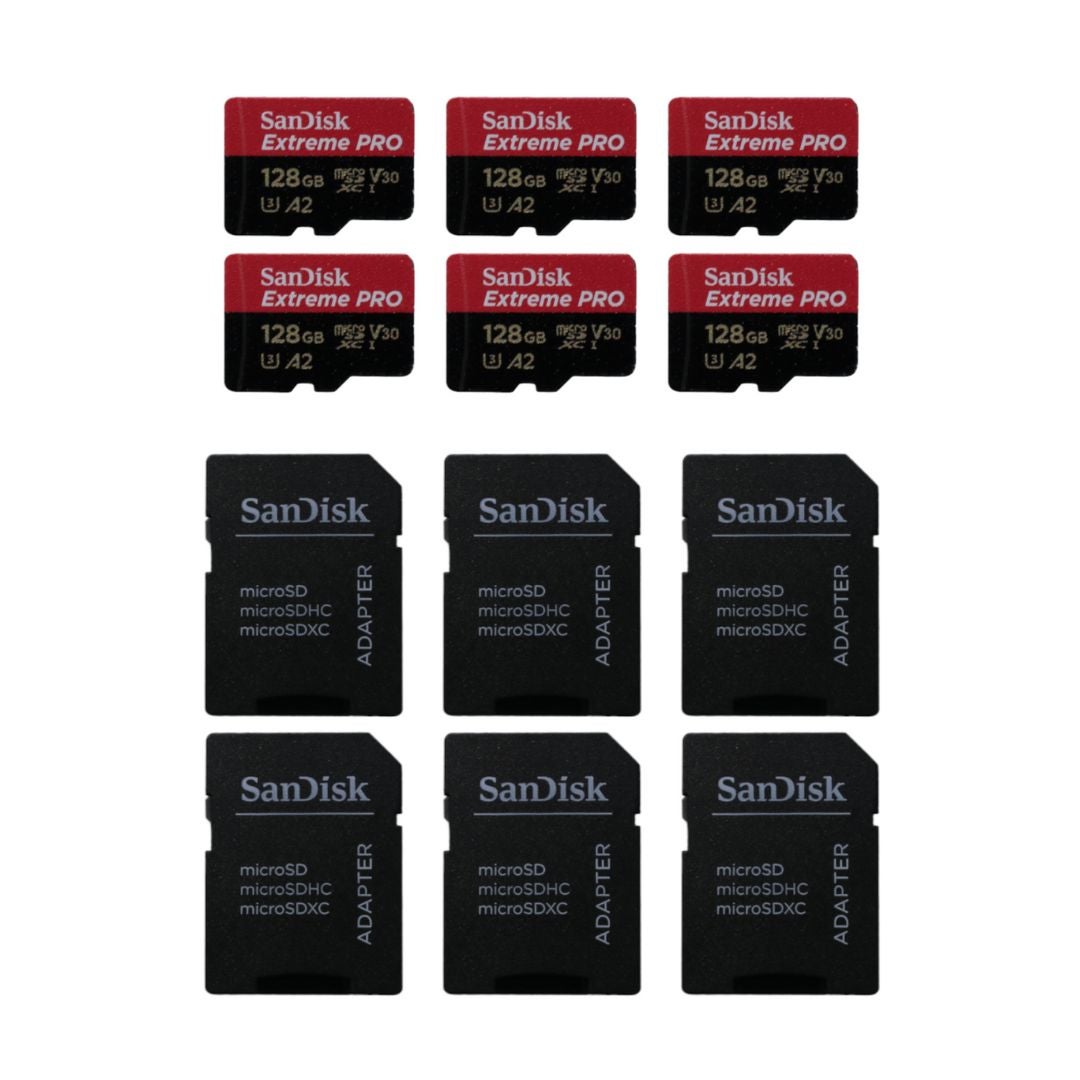 [レンタル] SanDisk microSDXCカード 128GB Extreme PRO UHS-I U3 V30対応(6個セット) - 2