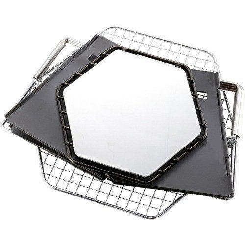 [レンタル] キャプテンスタッグ ブラックラベル ヘキサステンレスファイアグリル焚火台 CS-UG50 - 2