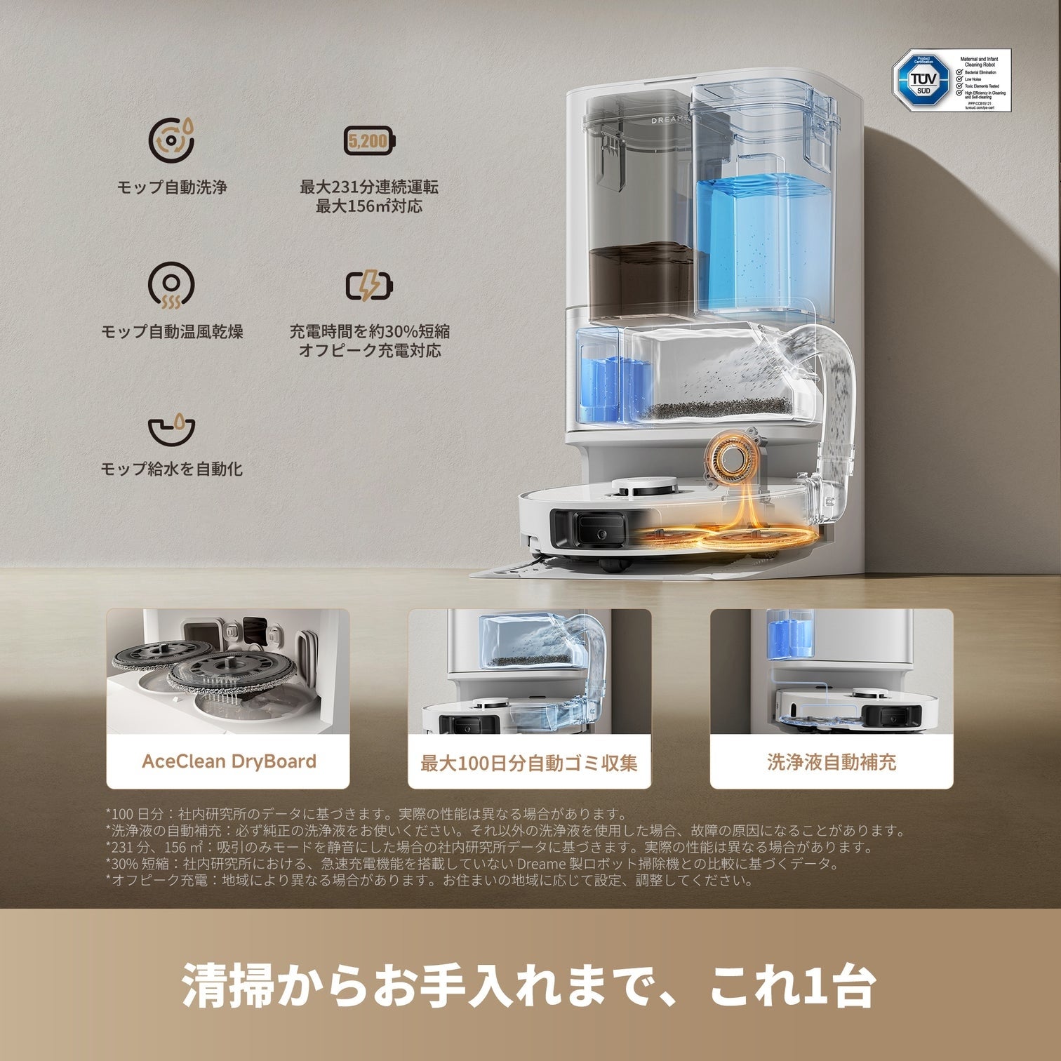 [レンタル] Dreame（ドリーミー）L10s Ultra Gen3 ロボット掃除機 - 7