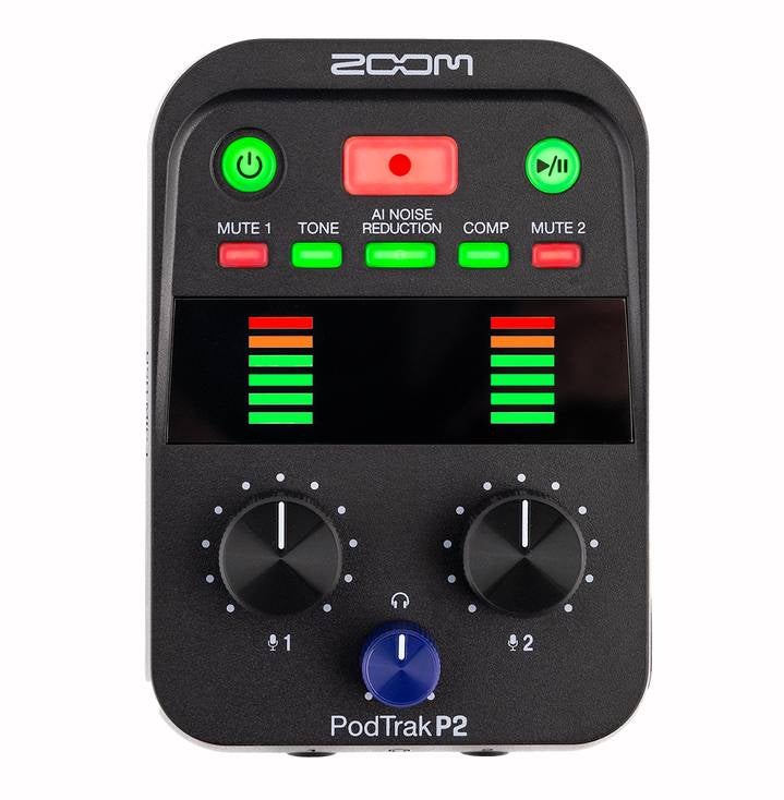 [レンタル] ズーム PodTrak P2 USBマイク用ポッドキャストレコーダー