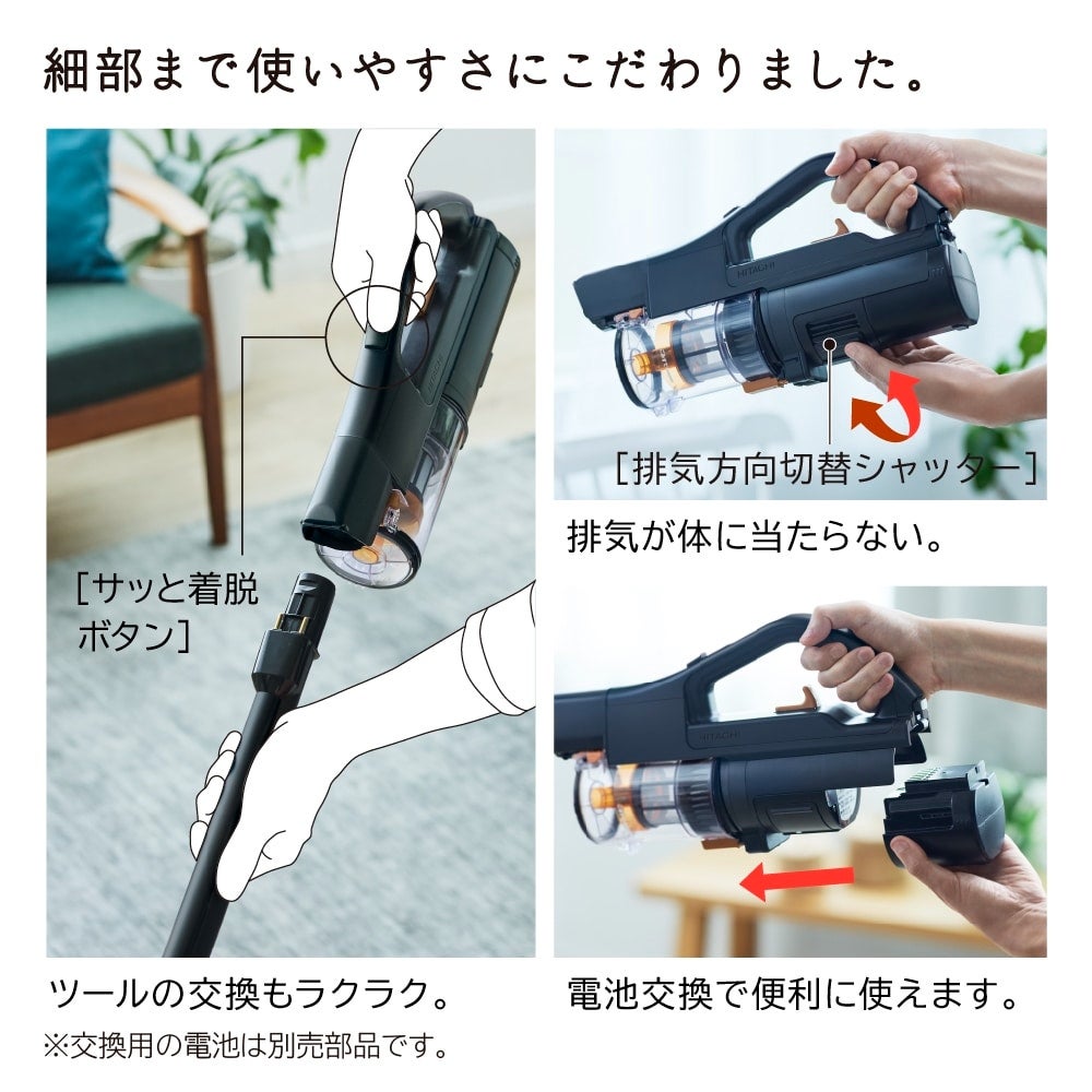 [レンタル] 日立 パワーブーストサイクロン PV-BH900SM - 8