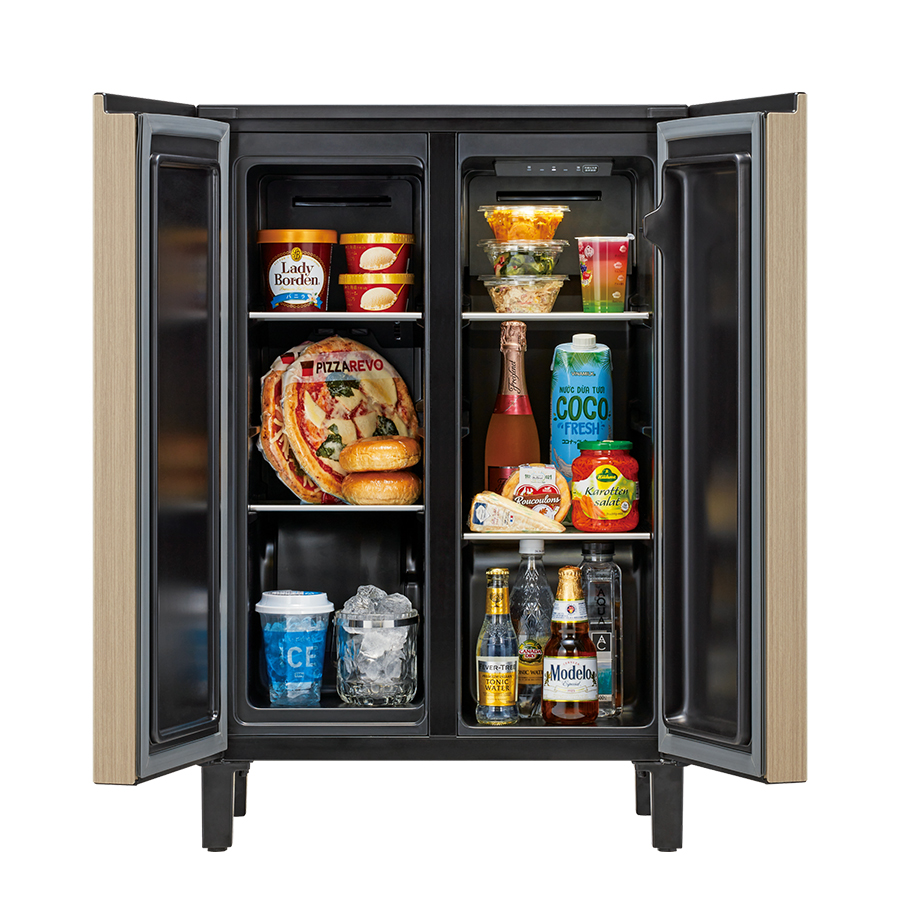 [レンタル] [72L][一人暮らし向け][観音開き]アクア 冷凍冷蔵庫 LOOC AQR-FD7P - 6