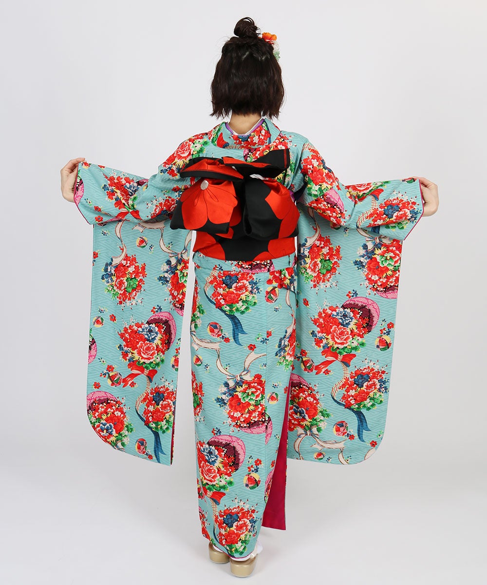 [レンタル] 【対応身長155-170cm】レンタル振袖フルセット-892の宅配レンタル - 4