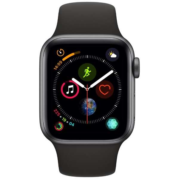 [レンタル] Apple Watch Series 4（GPSモデル）- 40mm スペースグレイアルミニウムケースとブラックスポーツバンド MU662J/A - 2