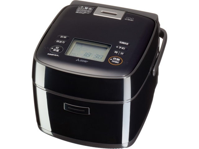 [レンタル] [3.5合炊き] 三菱電機 備長炭 炭炊釜 NJ-SE06H 炊飯器 黒曜