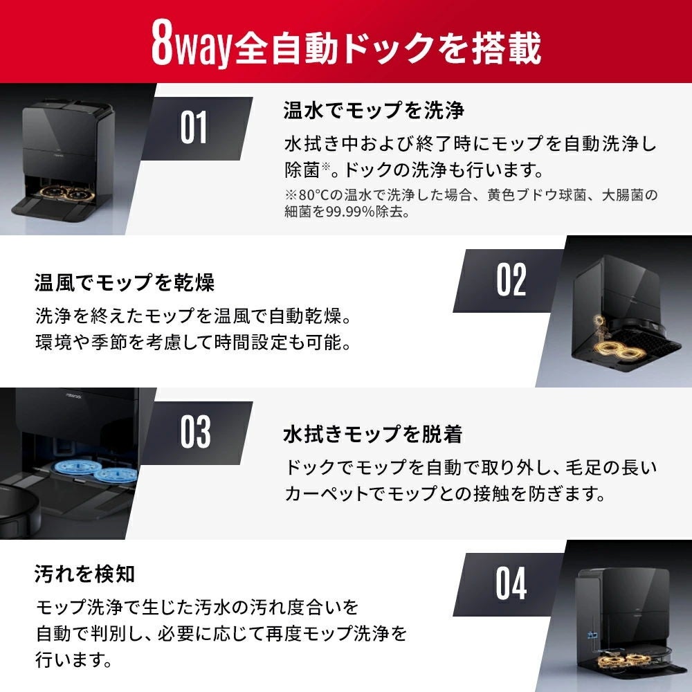 [レンタル] ロボロック Saros 10R ロボット掃除機 - 4