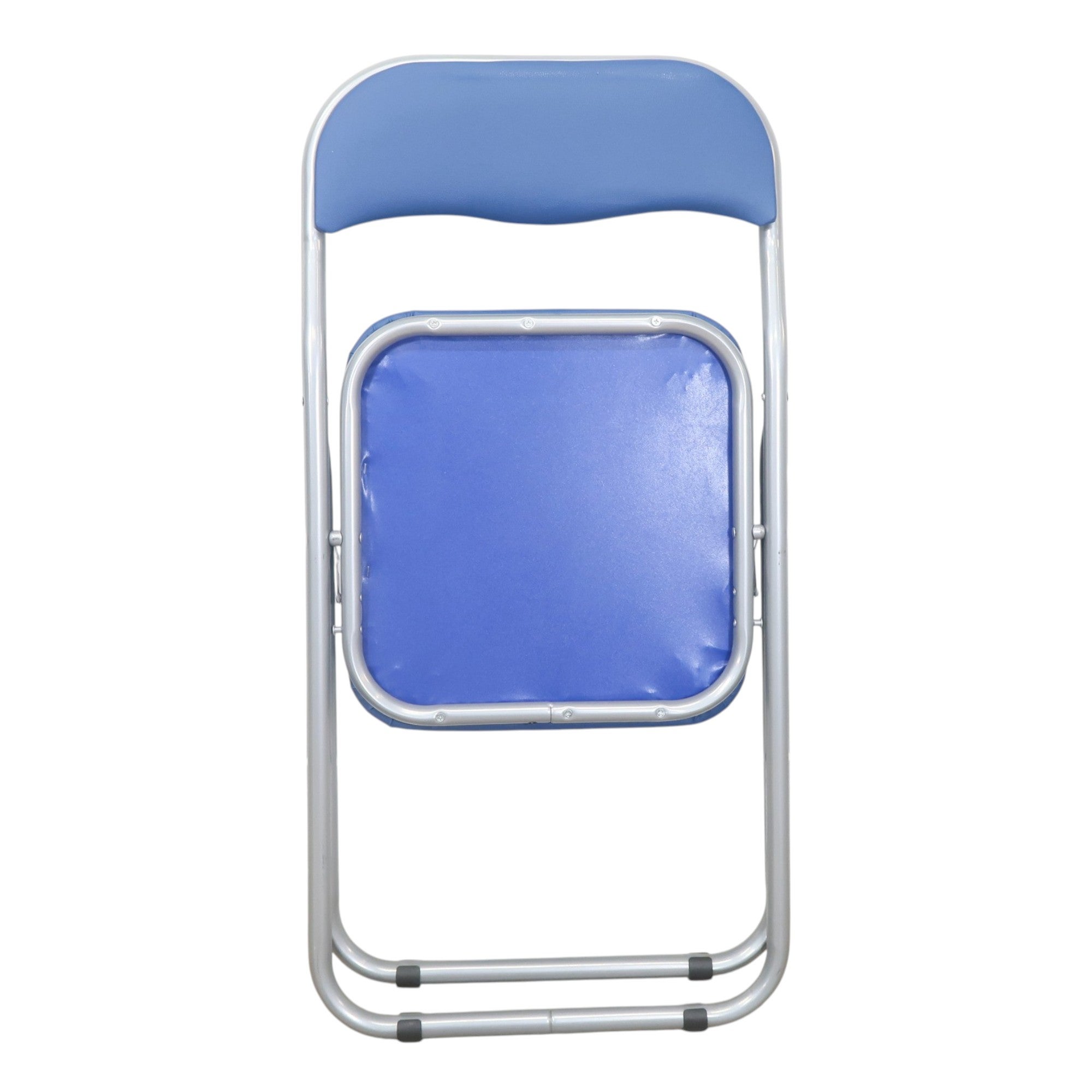 [レンタル] 【6個セット】折り畳み椅子 パイプ椅子 多目的・ミーティングチェア ブルー KC-1000 - 7