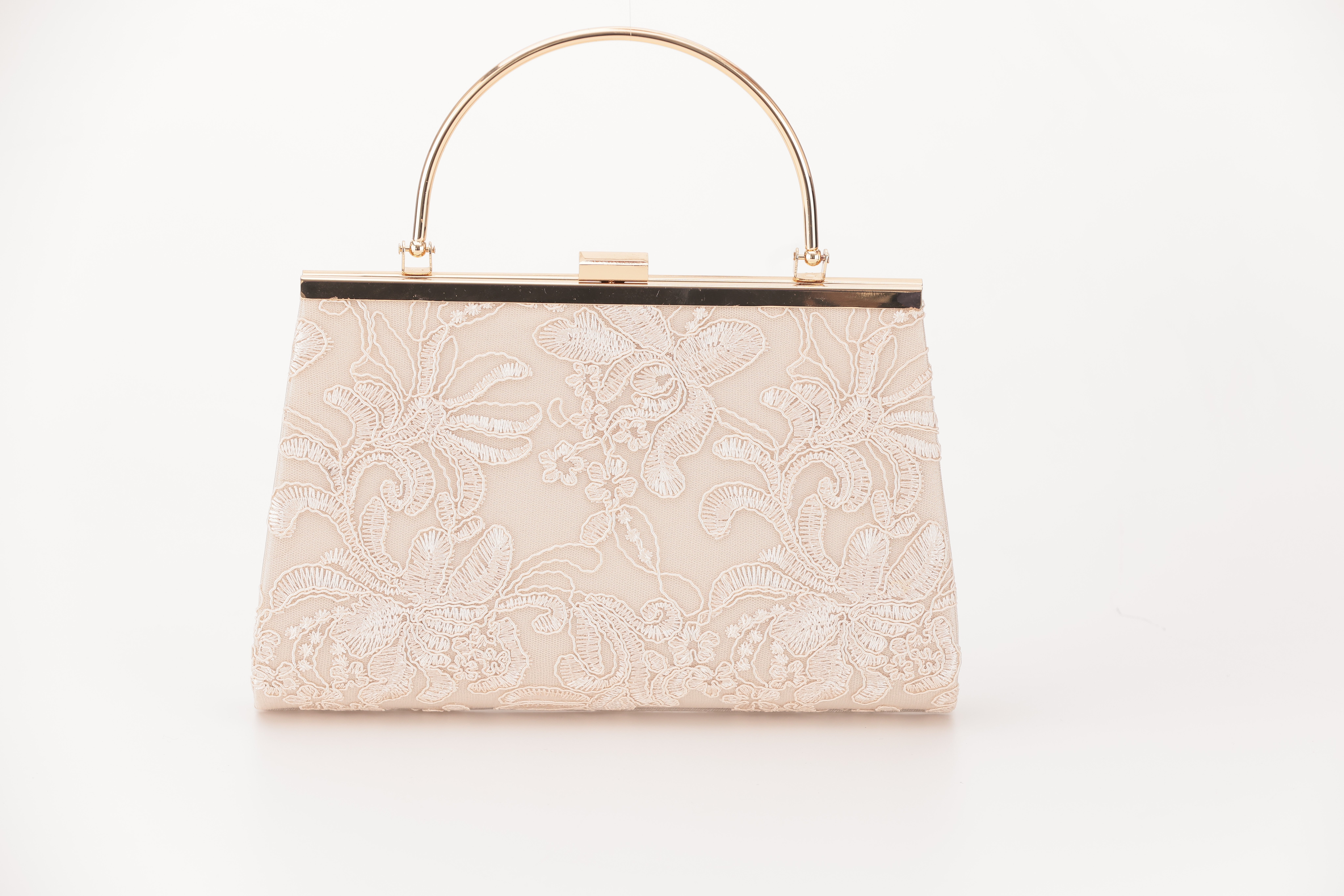 [レンタル] アートマリー 刺繍デザインパーティーバッグ ベージュの宅配レンタル - 4