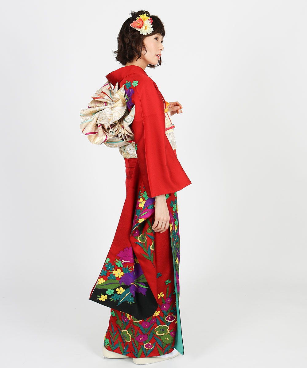 [レンタル] 【対応身長150-165cm】レンタル振袖フルセット-891の宅配レンタル - 6