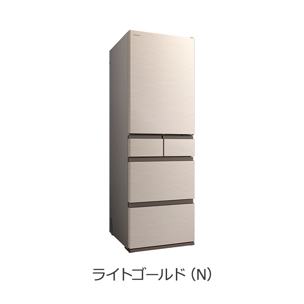 [レンタル] [470L][ファミリー向け][左開き]日立 R-HWS47XL まんなか冷凍冷蔵庫 - 2