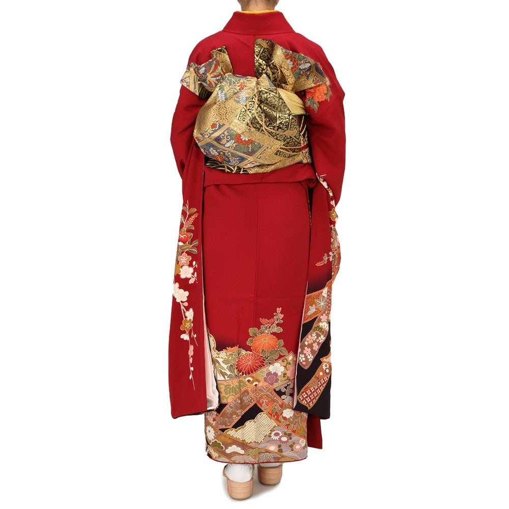 [レンタル] 振袖 紅葉柄 Mサイズの宅配レンタル - 3