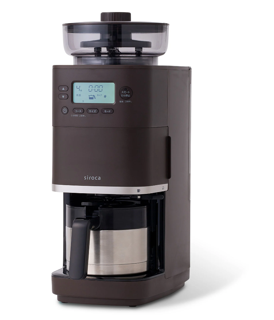 シロカ(siroca) コーン式全自動コーヒーメーカー「カフェばこPRO」SC-C281