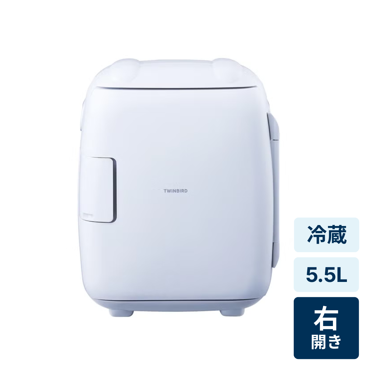 [レンタル] ツインバード ２電源式 コンパクト電子保冷保温ボックス HR-EB06 5.5L - 1