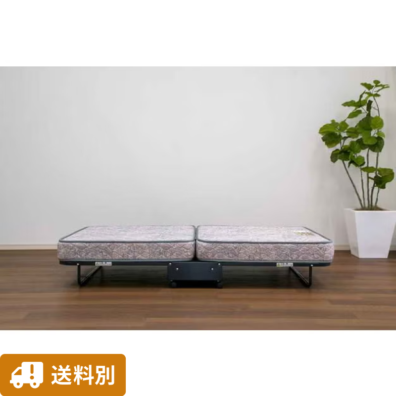【送料別】フランスベッド 折りたたみ(谷折)ベッド パンテオン401N(スプリングマットレス付き)