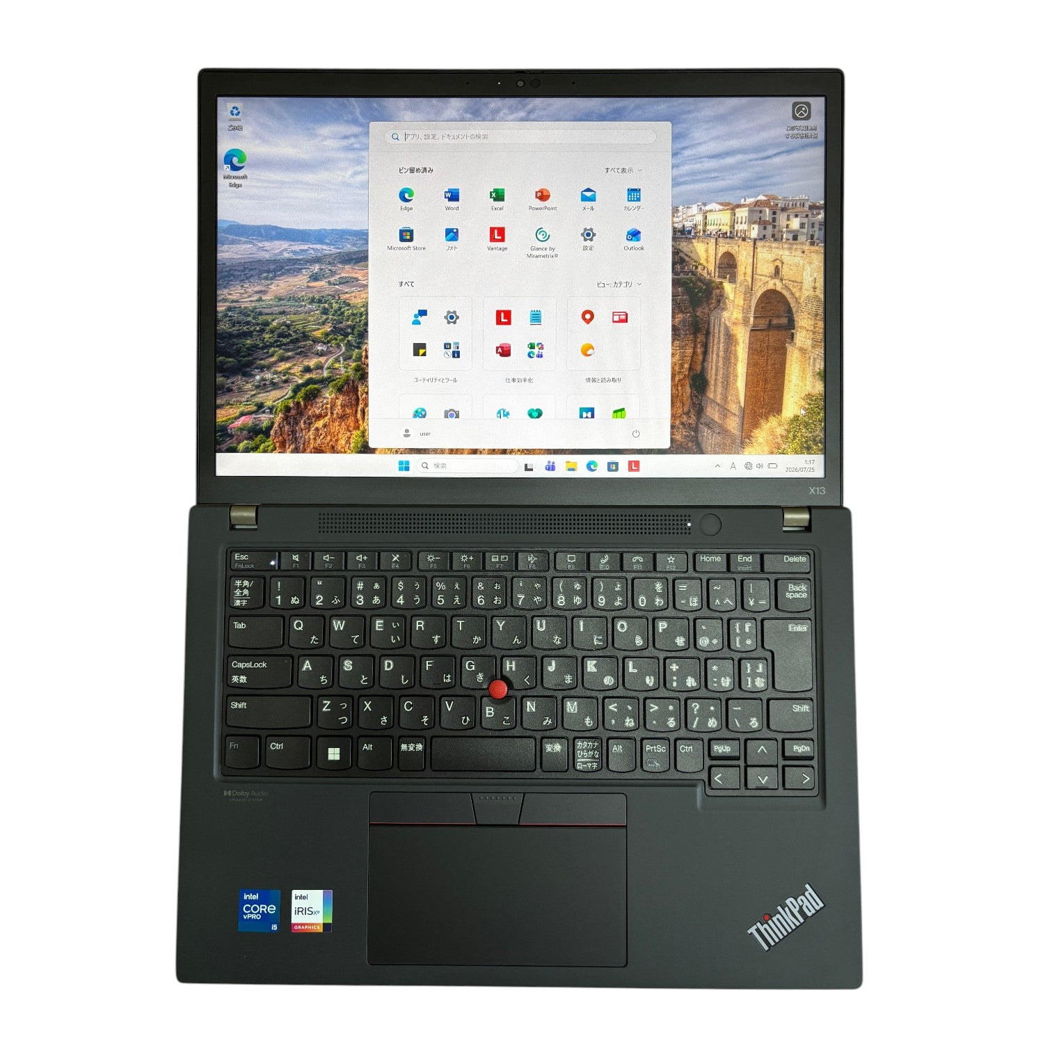 [レンタル] Lenovo(レノボ) ThinkPad X13 Gen2 20WLS0B000 ノートパソコン【Office非搭載】 - 9