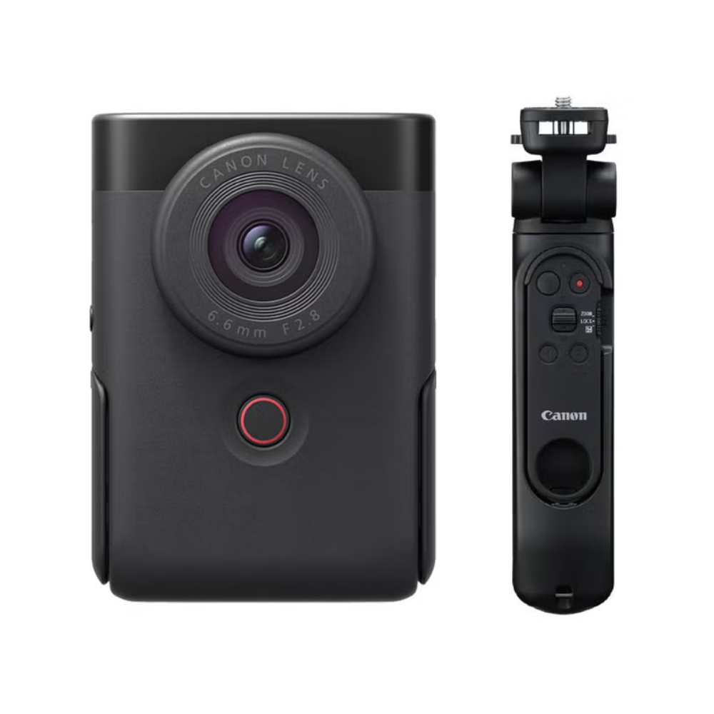 レンタル] Canon PowerShot V10 ブラック トライポッドグリップキット