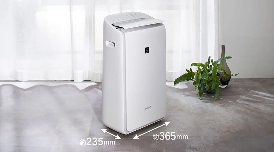 [レンタル] シャープ ハイブリッド方式 衣類乾燥除湿機 プラズマクラスター25000 CV-TH150-W ホワイト系(木造〜14畳 / 鉄筋〜28畳) - 17