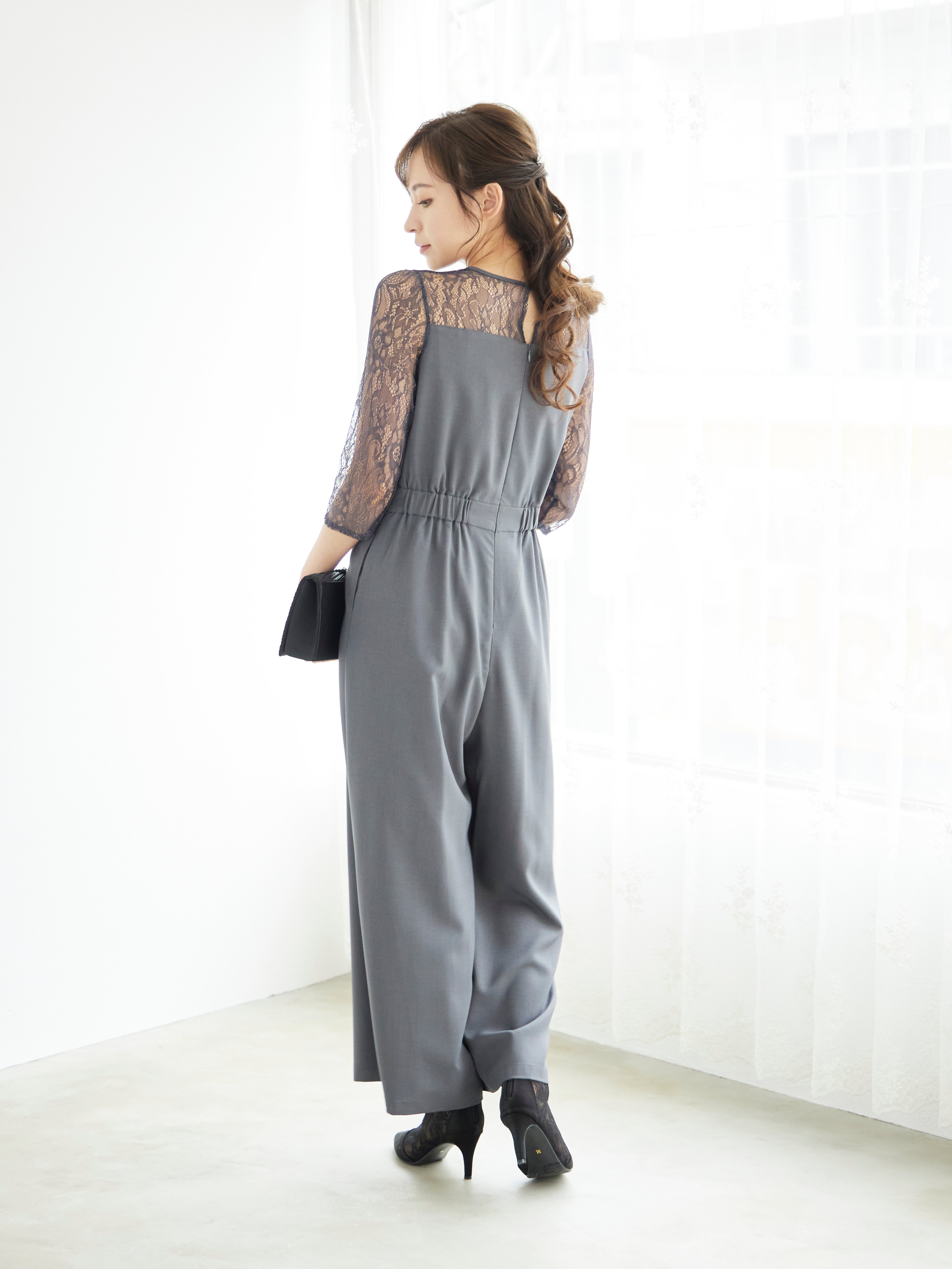 レンタル] BELINDA DE CAPRIS クロスデザイン オールインワン パンツ