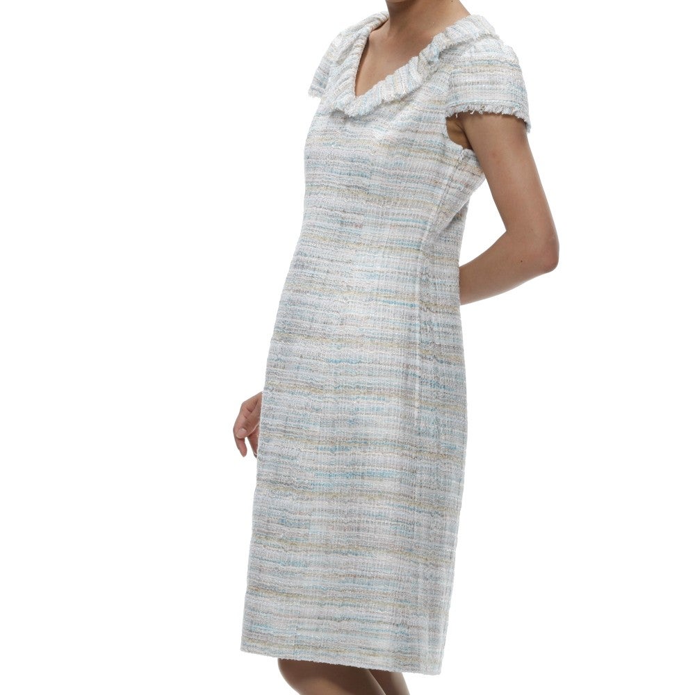 [レンタル] ルネ セレモニースーツ2点セット(ジャケット+ワンピース) ブラック / ホワイト×ブルーの宅配レンタル - 14