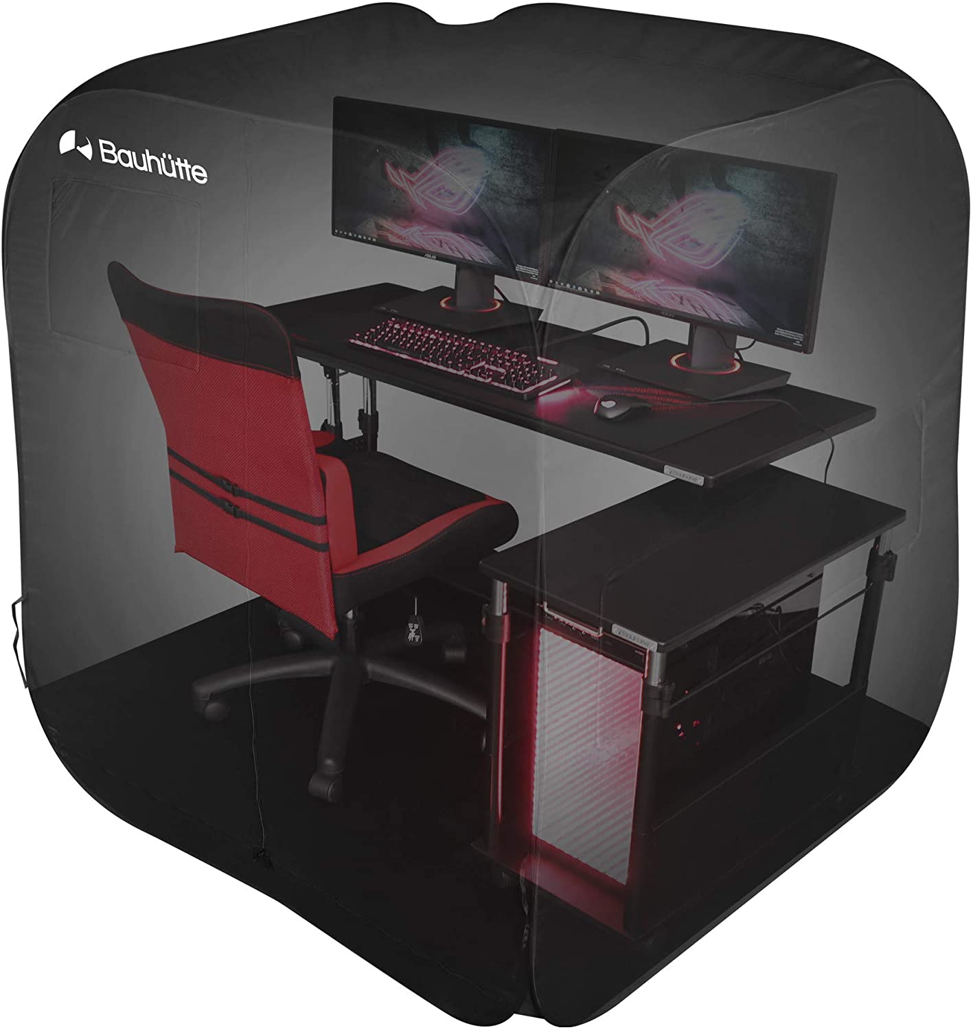 [レンタル] Bauhutte（バウヒュッテ） デスク用テント ぼっちてんと BBT1-130-BK - 3