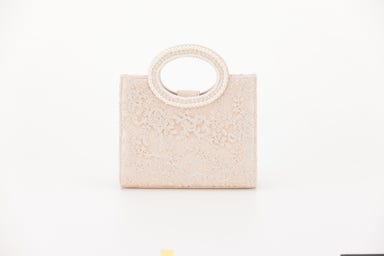 アートマリー ハンドパール刺繍パーティーバッグ ベージュ